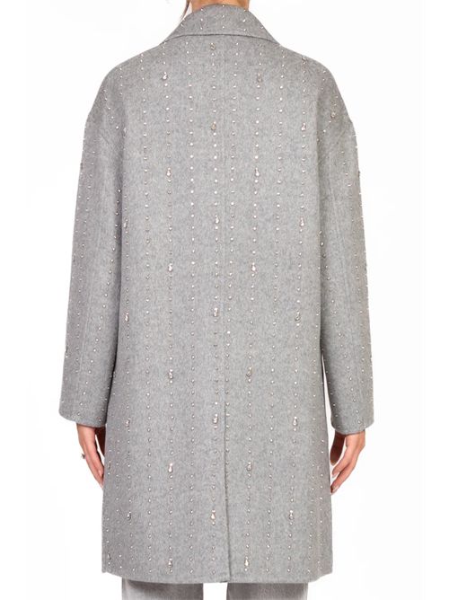 Cappotto hand made di media lunghezza VICOLO | TF0033/GRIGIO